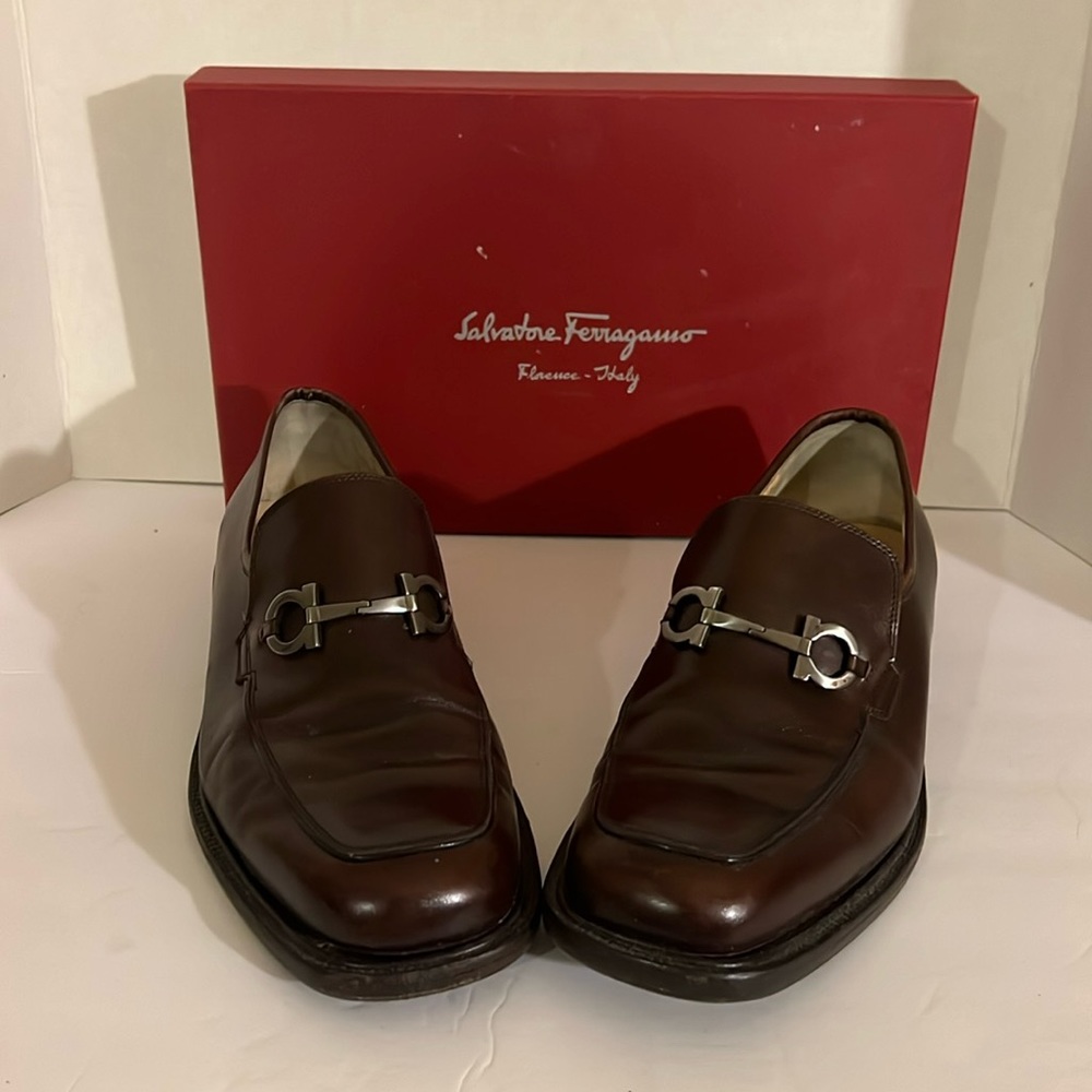 Brown hard sole silver hard wear wore a few times